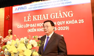 Học viện Hành chính và Quản trị công khai giảng các lớp đại học chính quy Khóa 25