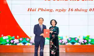 Đồng chí Lê Tiến Châu giữ chức Bí thư Thành ủy Hải Phòng