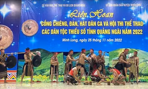 Liên hoan cồng chiêng, đàn hát dân ca tỉnh Quảng Ngãi 