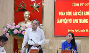 Quảng Ngãi cần làm tốt công tác nhân sự cho Đại hội Đảng các cấp