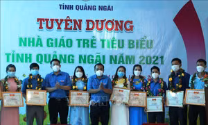 Quảng Ngãi tuyên dương 34 nhà giáo trẻ tiêu biểu