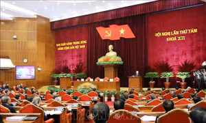 Thông cáo báo chí Phiên bế mạc Hội nghị Trung ương 8