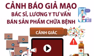 Cảnh báo giả mạo bác sĩ, lương y tư vấn bán sản phẩm chữa bệnh