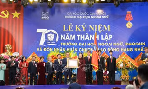 Lễ kỷ niệm 70 năm thành lập Trường Đại học Ngoại ngữ - Đại học Quốc gia Hà Nội