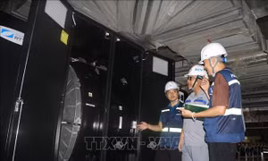 Hàng loạt thiết bị được lắp đặt tại sân bay Long Thành