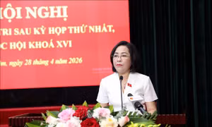Phó Chủ tịch Quốc hội Nguyễn Thị Thanh tiếp xúc cử tri tại Ninh Bình