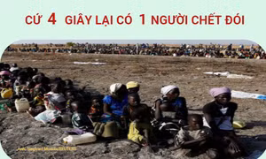 Cứ 4 giây lại có 1 người trên thế giới chết đói