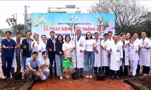 Tết trồng cây lan tỏa không gian xanh, tiếp sức tinh thần người bệnh ung thư