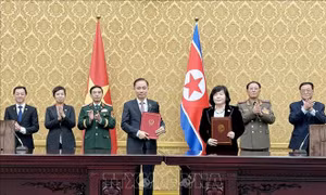 Lễ ký kết các văn kiện hợp tác song phương Việt Nam – Triều Tiên