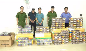 Triệt phá đường dây mua bán, tàng trữ pháo trái phép