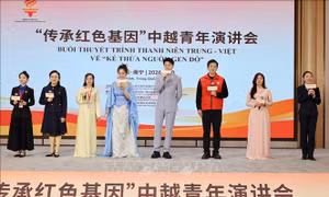 Thanh niên Việt Nam và Trung Quốc trao đổi về trách nhiệm kế thừa của thế hệ trẻ