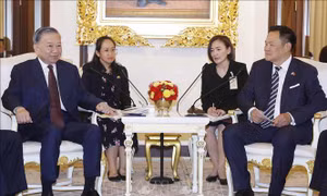 Tổng Bí thư, Chủ tịch nước Tô Lâm hội đàm hẹp với Thủ tướng Thái Lan