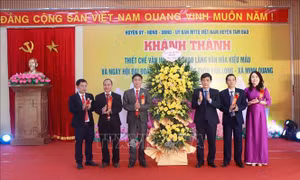 Khánh thành 4 khu thiết chế văn hóa - thể thao