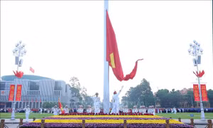 Thiêng liêng Lễ Thượng cờ tại Quảng trường Ba Đình trong ngày Quốc khánh