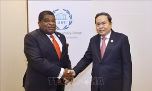 Chủ tịch Quốc hội Trần Thanh Mẫn gặp Tổng thư ký IPU Martin Chungong