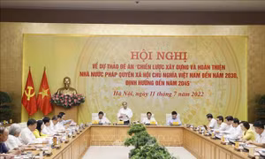 Chủ tịch nước làm việc với Ban Cán sự Đảng Chính phủ về Đề án xây dựng Nhà nước pháp quyền