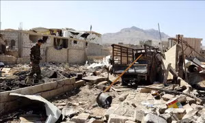 Nhiều vụ nổ làm rung chuyển khu vực có kho vũ khí tại Marib, Yemen