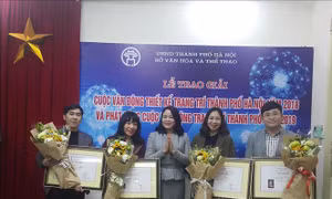 12 tác phẩm đoạt giải thiết kế trang trí thành phố Hà Nội