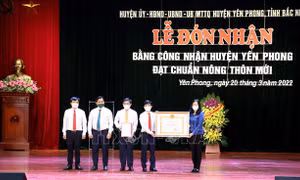Yên Phong - huyện cuối cùng của tỉnh Bắc Ninh đạt chuẩn nông thôn mới
