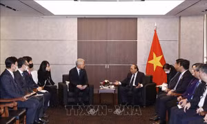 Chủ tịch nước tiếp lãnh đạo các tập đoàn hàng đầu Hàn Quốc
