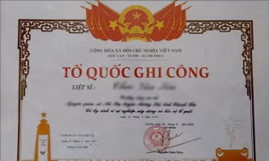 Cấp bằng 'Tổ quốc ghi công' cho 153 liệt sĩ