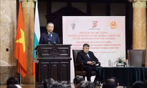 Tổng Bí thư Tô Lâm phát biểu chính sách tại Đại học Sofia
