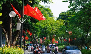 Sắc cờ kể chuyện mùa Thu Độc lập