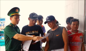 Người chỉ huy biên phòng với tinh thần 'không lùi bước trước mọi khó khăn'