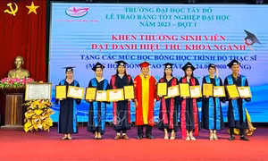 Hơn 92% sinh viên Trường Đại học Tây Đô có việc làm ngay sau khi tốt nghiệp