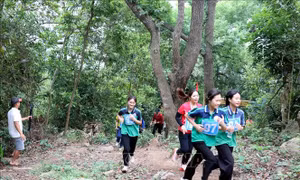 Trên 300 vận động viên tham dự Giải leo núi chinh phục đỉnh Tam Ban