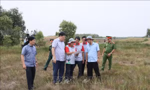 Chủ động ứng phó nguy cơ cháy rừng mùa khô tại Vườn Quốc gia Tràm Chim