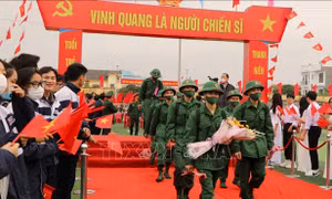 Ngày hội tòng quân trên địa bàn Quân khu 3