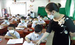 Long An cho học sinh Tiểu học, trẻ Mầm non học bán trú trở lại