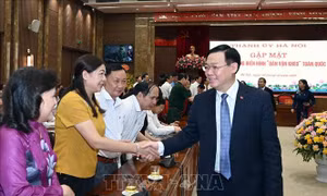 Thành ủy Hà Nội gặp mặt 203 tấm gương điển hình 'Dân vận khéo' toàn quốc