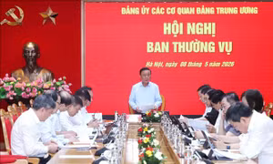 Thường trực Ban Bí thư chủ trì Hội nghị Ban Thường vụ Đảng uỷ các cơ quan Đảng Trung ương