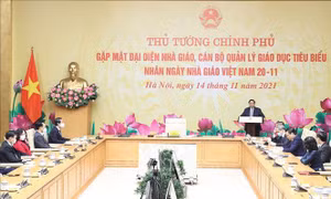 Thủ tướng: Các nhà giáo đang thực hiện sứ mệnh rất vẻ vang và đáng tự hào
