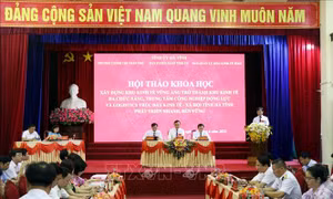 Xây dựng Khu kinh tế Vũng Áng thành đầu mối giao thương biển quốc tế