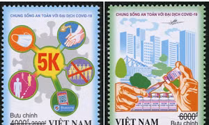 Phát hành bộ tem 'Chung sống an toàn với đại dịch COVID-19'