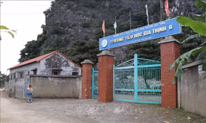 Khẩn trương xây dựng đủ phòng học tại Trường Tiểu học Gia Thịnh B
