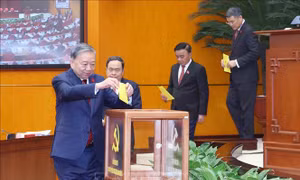 Ban Chấp hành Trung ương Đảng khóa XIV bỏ phiếu bầu Tổng Bí thư
