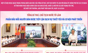 Tổng Bí thư, Chủ tịch nước Tô Lâm: Phấn đấu mỗi người dân được tiếp cận dịch vụ thiết yếu và cơ hội phát triển