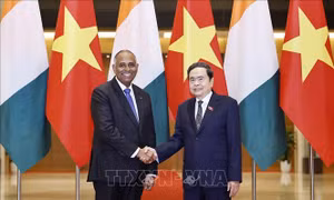 Chủ tịch Quốc hội Côte d’Ivoire Patrick Achi kết thúc chuyến thăm chính thức Việt Nam