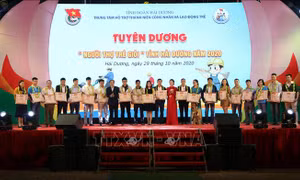Hải Dương: Tuyên dương thanh niên trẻ tiêu biểu
