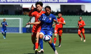 Giải bóng đá nữ châu Á 2026: Đội tuyển Việt Nam trắng tay trước Đài Bắc Trung Hoa