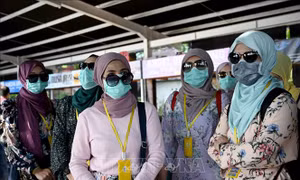 Indonesia kêu gọi người dân đeo khẩu trang phòng bệnh hô hấp