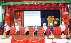 Khởi công công trình giáo dục trọng điểm trị giá 61,7 tỷ đồng