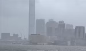 Trung Quốc: Bão Ragasa gây ngập lụt tại một số khu vực ở Hong Kong và Macau