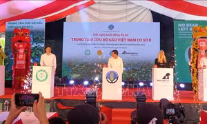 Khởi động dự án Trung tâm cứu hộ gấu Việt Nam cơ sở II
