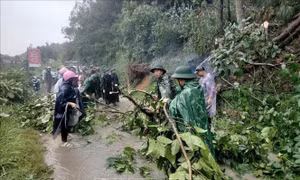 Mưa lũ gây sạt lở, ngập úng trên nhiều tuyến đường miền Bắc