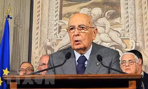 Điện chia buồn cựu Tổng thống Italia Giorgio Napolitano từ trần